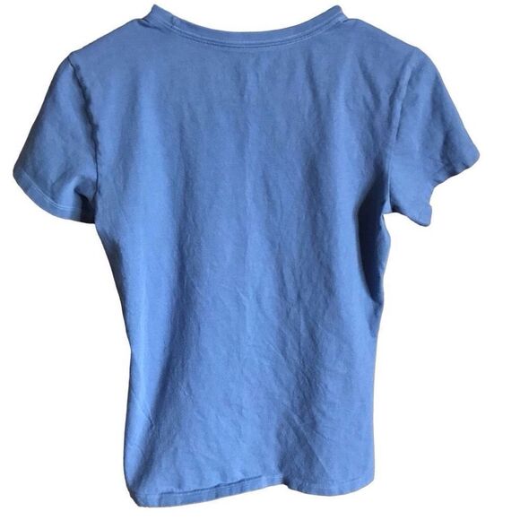 Life is Good t-shirt golf SZ Small cotton blue short sleeve this is how I roll - Picture 2 of 4